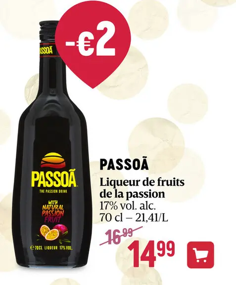 Offre: Liqueur | Fruits de la Passion | 17% Alc