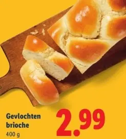 Aanbieding: Gevlochten brioche