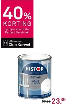 Aanbieding: Histor Perfect Finish Houtlak