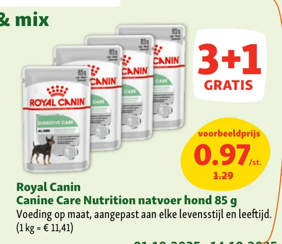 Aanbieding: Canine Care Nutrition natvoer hond
