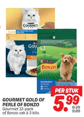 Aanbieding: Gourmet gold of perle of BONZO
