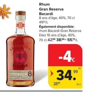 Offre: Rhum Gran Reserva
