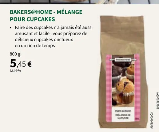 Offre: Mélange pour cupcakes