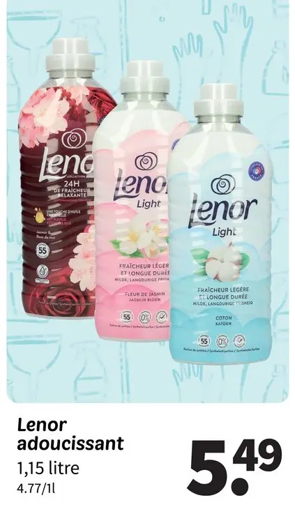 Offre: Lenor adoucissant