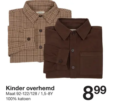 Promotie: Kinder overhemd