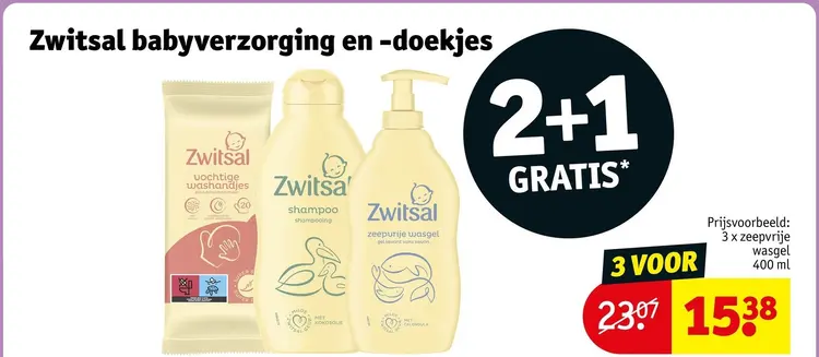 Promotie: Zwitsal babyverzorging en -doekjes