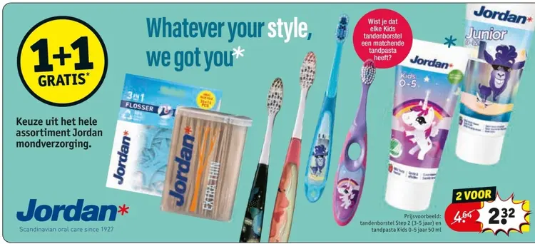 Aanbieding: Jordan Oral Care Products