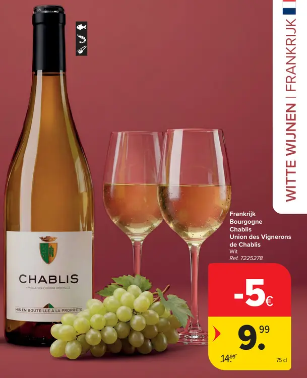 Promotie: Union des Vignerons de Chablis Wit
