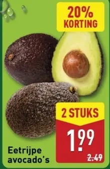 Aanbieding: Eetrijpe avocado's
