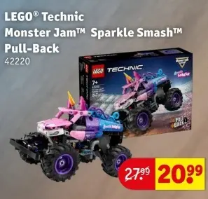 Promotie: Technic Monster Jam™ Sparkle Smash™ Pull-Back