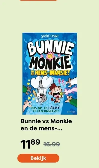 Aanbieding: Bunnie vs Monkie en de mens-...