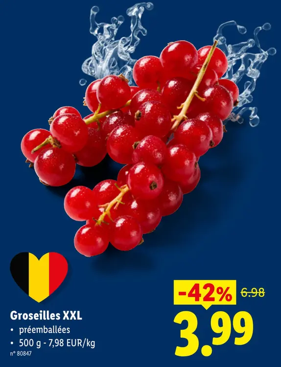 Offre: Groseilles XXL