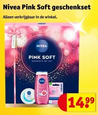 Promotie: Nivea Pink Soft geschenkset