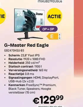 Aanbieding: G-Master Red Eagle