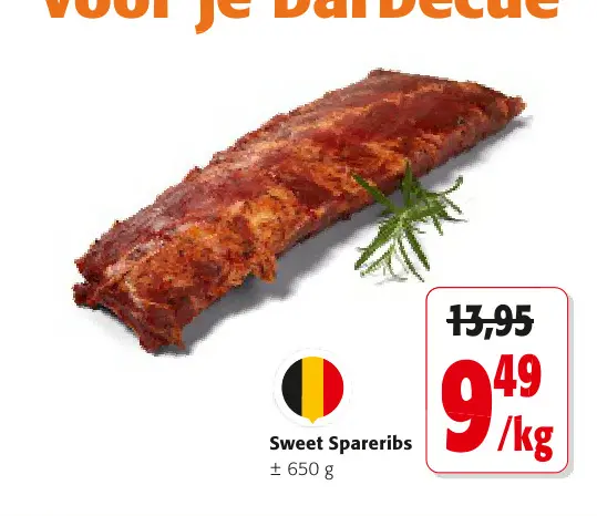 Promotie: Sweet Spareribs