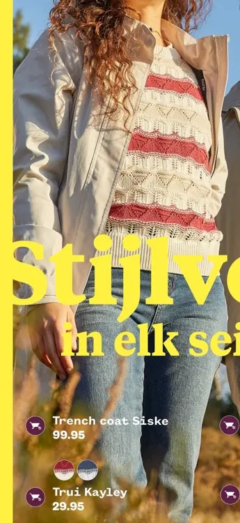 Aanbieding: Trench coat Siske