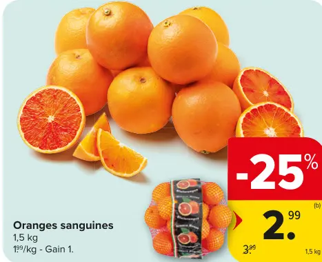 Offre: Oranges sanguines