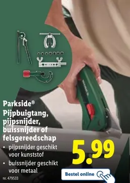 Aanbieding: Pijpbuigtang, pijpsnijder, buissnijder of felsgereedschap