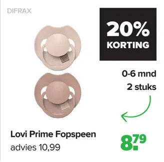 Aanbieding: Lovi Prime Fopspeen