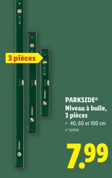 Offre: Niveau à bulle