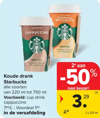 Promotie: Koude drank