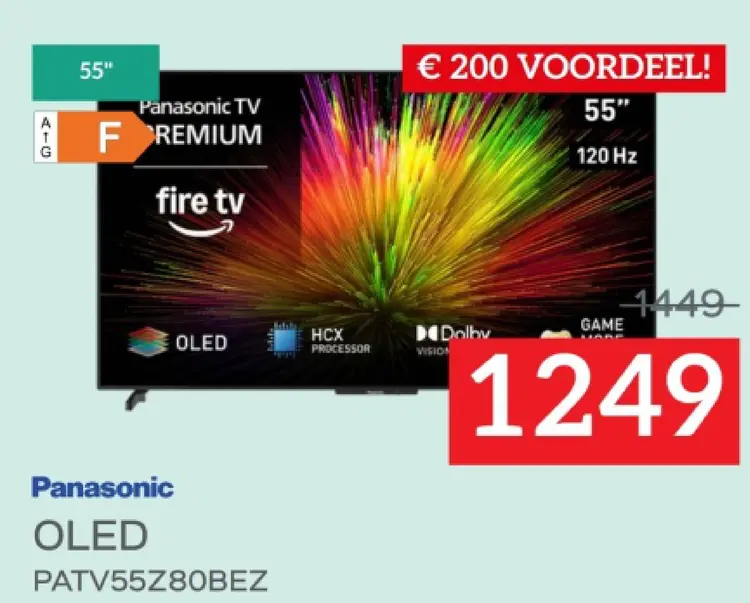 Promotie: Oled patv55z80bez