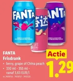 Promotie: Frisdrank