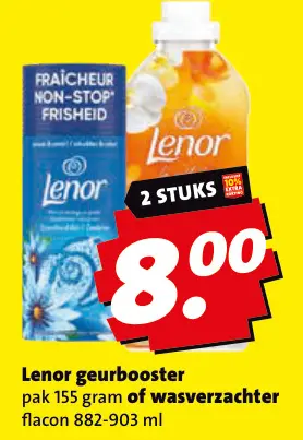 Aanbieding: Lenor geurbooster of wasverzachter