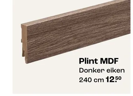 Promotie: Plint MDF