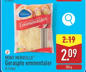 Aanbieding: Geraspte emmentaler