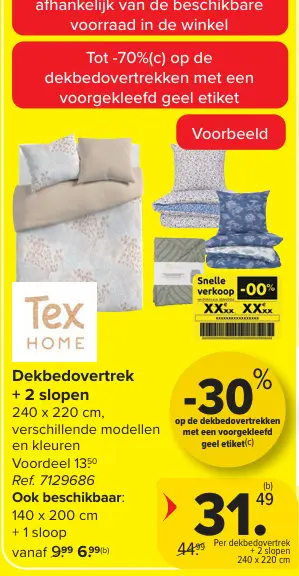 Promotie: Dekbedovertrek