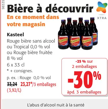 Offre: Bière Kasteel