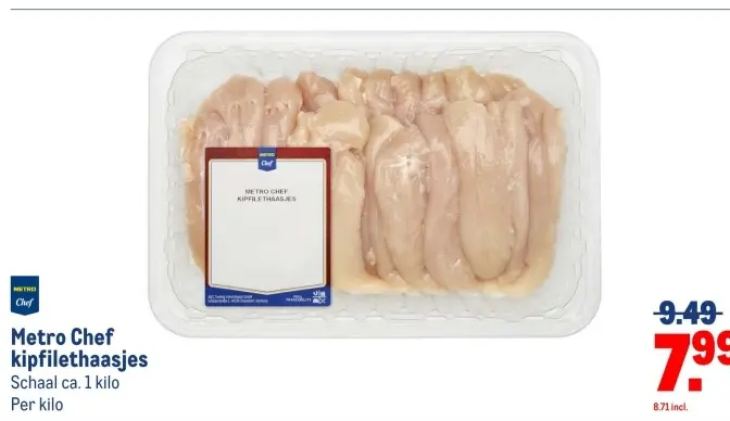 Aanbieding: kipfilethaasjes
