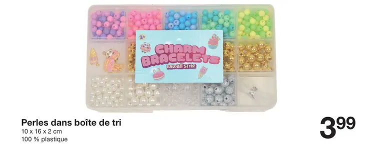 Offre: Perles dans boîte de tri