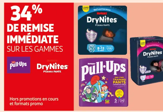 Aanbieding: DryNites Pyjama Pants / Pull-Ups Day-Time Tra