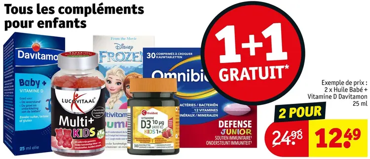 Offre: Tous les compléments pour enfants