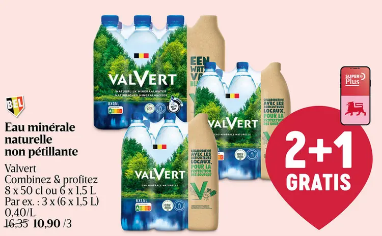 Offre: Eau minérale naturelle non pétillante