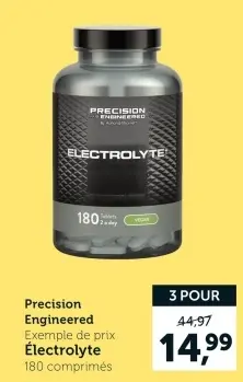 Offre: Électrolyte