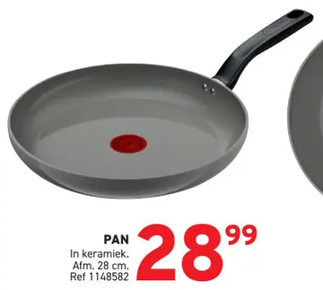 Aanbieding: Pan in keramiek 28 cm