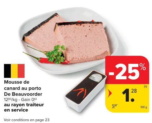 Offre: Mousse de canard au porto