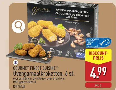 Promotie: Ovengarnaalkroketten