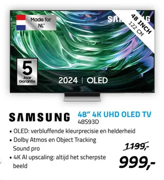 Aanbieding: Samsung 48" 4k uhd oled tv