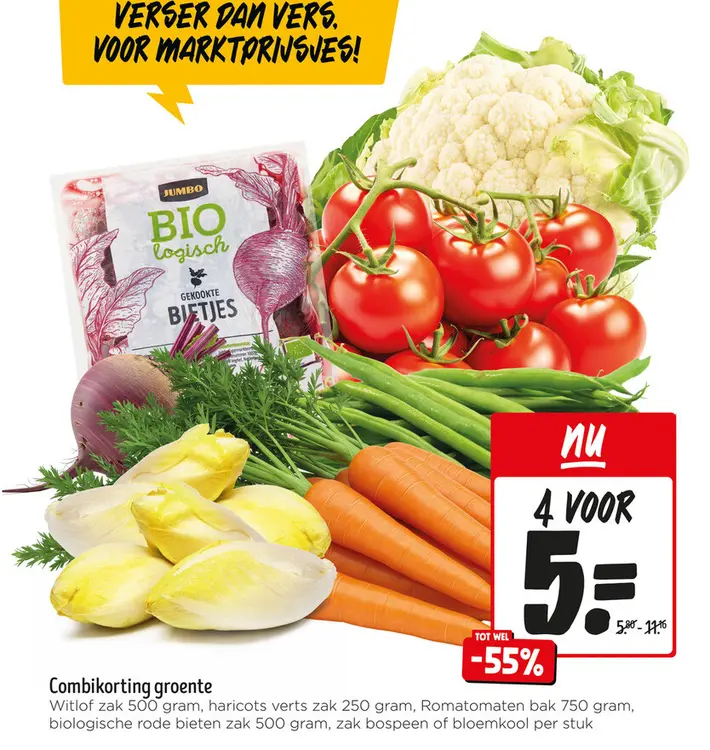 Aanbieding: Combikorting groente