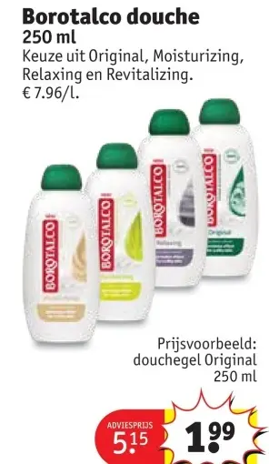 Aanbieding: Borotalco douche