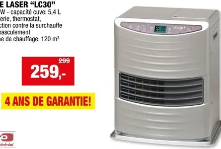 Offre: Zibro Poêle laser LC30
