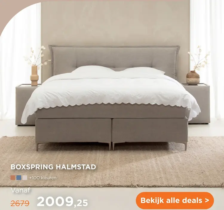 Aanbieding: Boxspring halmstad