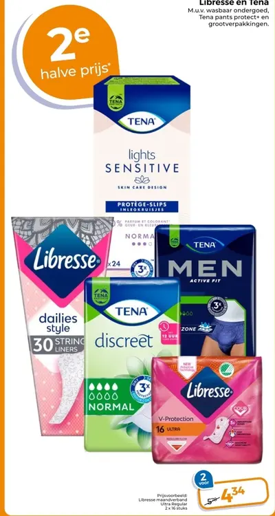 Aanbieding: Libresse en Tena