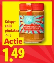 Aanbieding: Crispy-chili pindakaas
