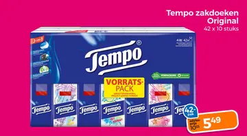 Aanbieding: Tempo zakdoeken Original