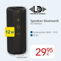 Offre: Speaker bluetooth